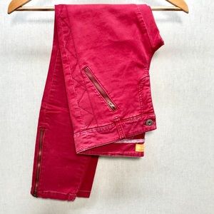 Pilcro and the letterpress size 4 red jeans